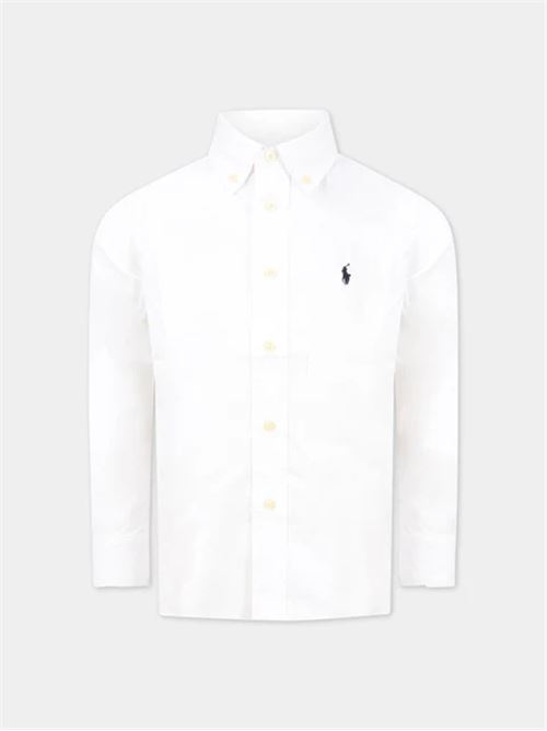 Camicia bianca button-down